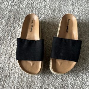 Dirty Laundry Platform Sandals